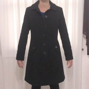 Land’s End Black Women’s Peacoat